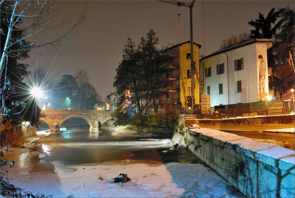 St.Gerardino's bridge, Lambro river, Monza, Italy