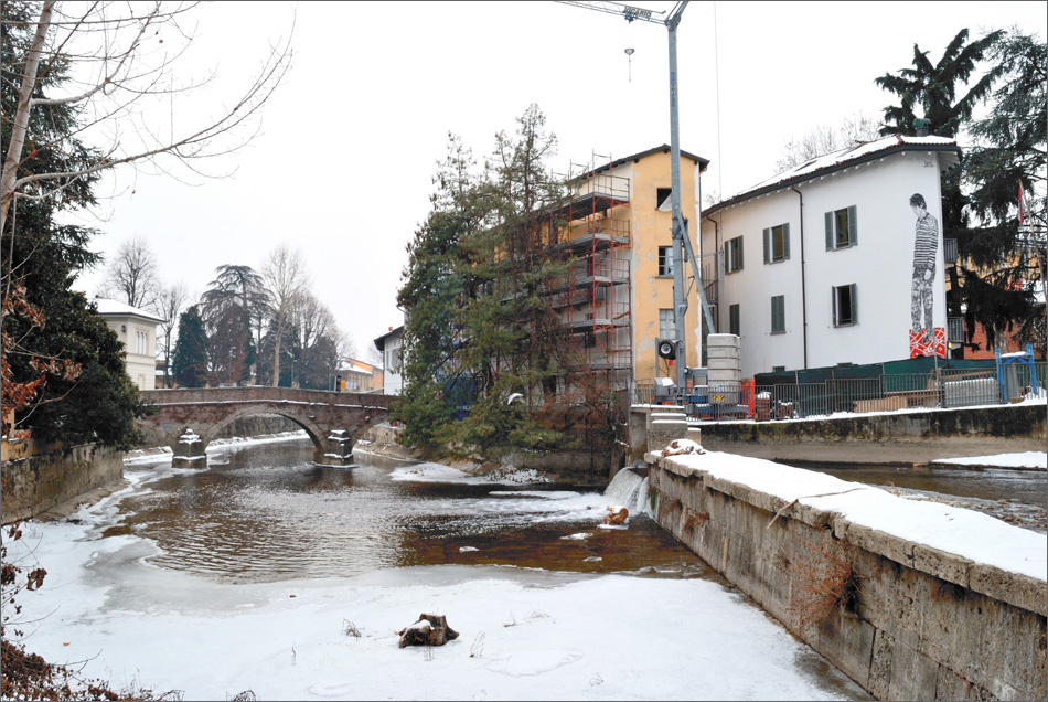 St.Gerardino's bridge, Lambro river, Monza, Italy